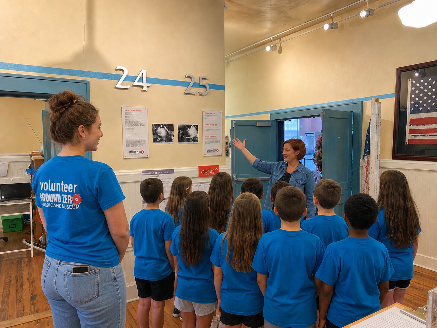 ground zero hurricane museum volunteers